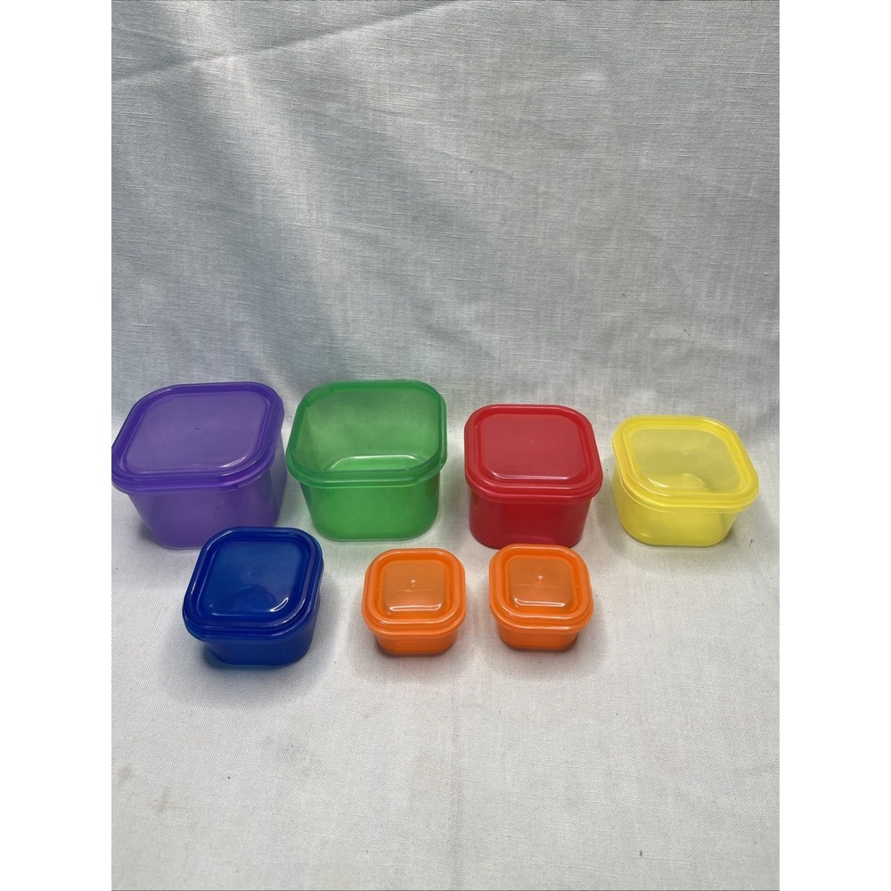 21 Day Fix Portion Control Containers Set 7 Pc Color Coded Meal Prep READ